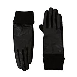 ESPRIT Dames 103EA1R302 Handschoenen voor koud weer, 001/ZWART, M, 001/Zwart, M