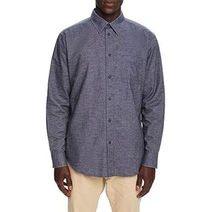ESPRIT Herenhemd, 400/marineblauw, XXL