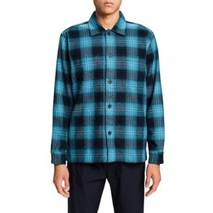 ESPRIT Herenhemd, 460/donker turquoise., XXL