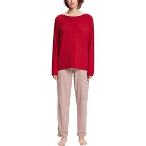 ESPRIT 103er1y321 Pijama dames set, Rood 3.