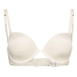 ESPRIT Micro W.logo Rcs Sexy Pad gevoerde beha voor dames, gebroken wit