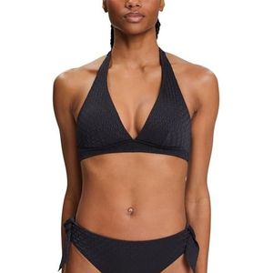 ESPRIT Mirissa Beach Pad.Halter Bikini pour femme, Noir, 40 D