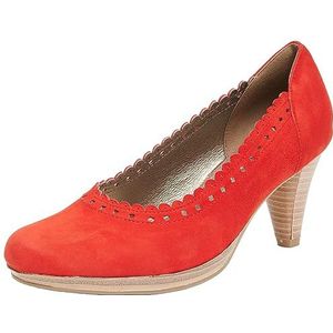 HIRSCHKOGEL dames pumps, rood, 39 EU