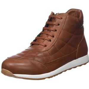 Andrea Conti Hoge sneakers voor dames, Bruin