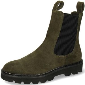 Melvin & Hamilton Sally 186 Enkellaarzen voor dames, Groen, 5.5 UK Narrow