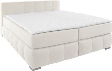 Guido Maria Kretschmer Home&Living Boxspringbett "Chelles", inkl. Topper, in XXL- Überlänge 220 cm, Unterbox mit feine Wölbung