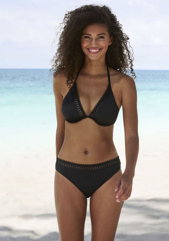 s.Oliver Bügel-Bikini-Top »Aiko«, mit Häkeloptik