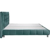 andas Boxspringbett "Salo XXL", in Samtoptik oder Struktur, 6 Breiten in Überlänge 220cm, 4 Härtegrade