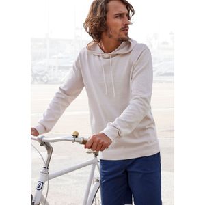 H.I.S Strickpullover »mit Kapuze, Regular Fit,«, Pullover mit Rundhals, Feinstrick, Baumwollmischung