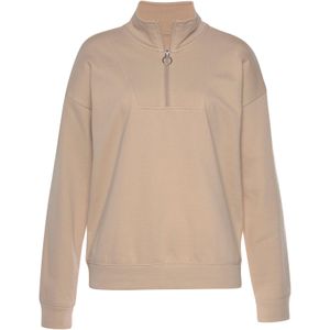 Schipperstruien - Troyer - Nougat - Maritieme Stijl - Ritssluiting