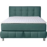 andas Boxspringbett "Salo XXL", in Samtoptik oder Struktur, 6 Breiten in Überlänge 220cm, 4 Härtegrade