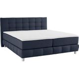 andas Boxspringbett "Salo XXL", in Samtoptik oder Struktur, 6 Breiten in Überlänge 220cm, 4 Härtegrade