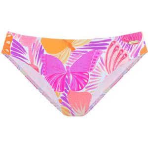 Look - Gedessineerd - Bikinibroekje - Paars/Oranje - Microvezel