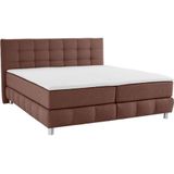 andas Boxspringbett "Salo XXL", in Samtoptik oder Struktur, 6 Breiten in Überlänge 220cm, 4 Härtegrade