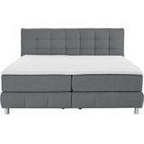 andas Boxspringbett "Salo XXL", in Samtoptik oder Struktur, 6 Breiten in Überlänge 220cm, 4 Härtegrade