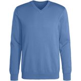 H.I.S Strickpullover, mit V-Ausschnitt, Pullover aus Feinstrick, Baumwollmischung