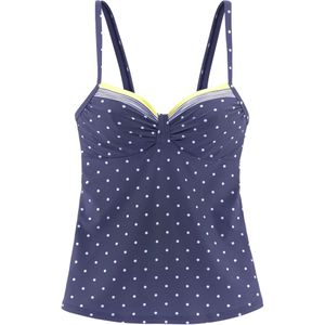 Look - Beugelbikini - Blauw/Geel Gedessineerd - Recycling-Polyamide