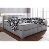 Guido Maria Kretschmer Home&Living Boxspringbett "Chelles", inkl. Topper, in XXL- Überlänge 220 cm, Unterbox mit feine Wölbung