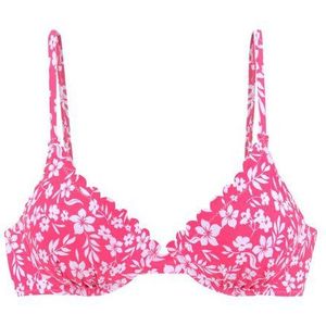 VIVANCE Bikinitop  pink / wit