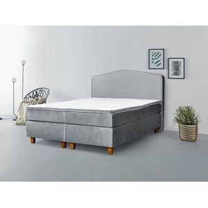 INOSIGN Boxspringbett »Jalma«, Füße aus massiver Birke ; Inkl. Topper