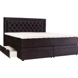 Leonique Boxspringbett "Julien", mit Taschenfederkernmatratze