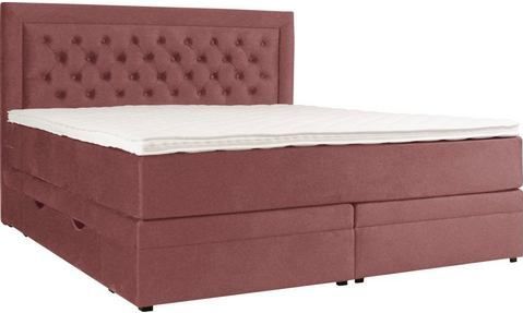 Leonique Boxspringbett "Julien", mit Taschenfederkernmatratze