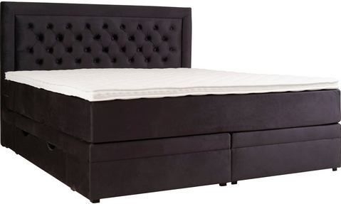 Leonique Boxspringbett "Julien", mit Taschenfederkernmatratze