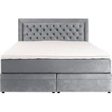 Leonique Boxspringbett "Julien", mit Taschenfederkernmatratze
