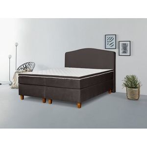 INOSIGN Boxspringbett »Jalma«, Füße aus massiver Birke ; Inkl. Topper