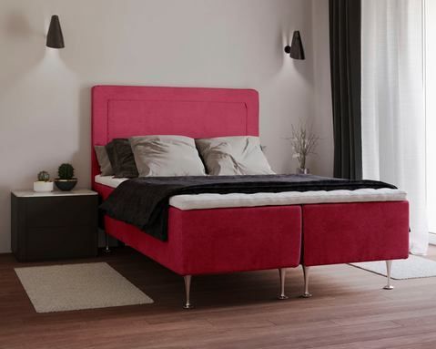 INOSIGN Boxspringbett "Hacer", Topper, H2 oder H3 und in Breiten 70,80,90,120,140,160,180 wählbar