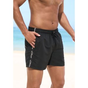 Look - Zwembroek - Zwart - Elastisch - Binnenslip