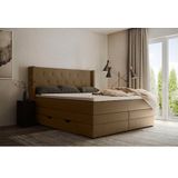Places of Style Boxspringbett "Elegance", mit schöner Knopfheftung, in den Härtegraden H2 & H3, inkl. Schubladen