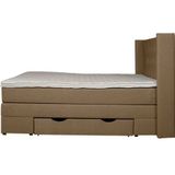 Places of Style Boxspringbett "Elegance", mit schöner Knopfheftung, in den Härtegraden H2 & H3, inkl. Schubladen