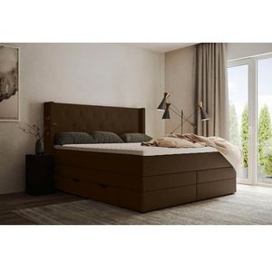Places of Style Boxspringbett »Elegance«, mit schöner Knopfheftung, in den Härtegraden H2 & H3, inkl. Schubladen