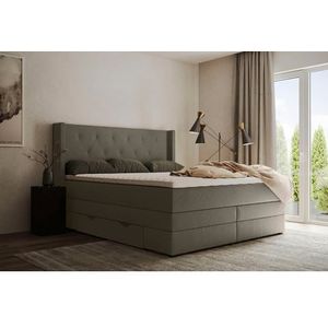 Places of Style Boxspringbett »Elegance«, mit schöner Knopfheftung, in den Härtegraden H2 & H3, inkl. Schubladen