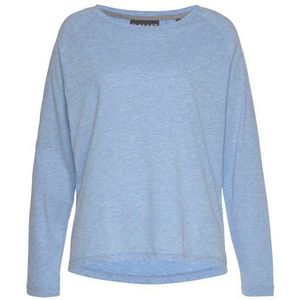 Elbsand Longsleeve Tira mit Logodruck hinten, Langarmshirt aus Baumwoll-Mix, sportlich-casual
