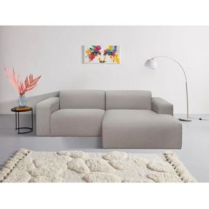 INOSIGN Ecksofa »Koa,228cm, L-Form, Modulsofa, Webstoff, Cord«, Designsofa in Cord, weicher Lounge-Sitzkomfort