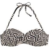 LASCANA Bügel-Bandeau-Bikini-Top "Cleo", mit geometrischem Druck