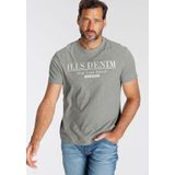 H.I.S T-Shirt schmale Passform, bedrucktes Design, Rundhalsausschnitt
