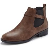Vivance Chelsea-boots met stretch inzet, enkellaarsjes, enkellaarsjes vegan