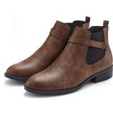 Vivance Chelsea-boots met stretch inzet, enkellaarsjes, enkellaarsjes vegan