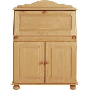 Home affaire Secretaire Mette, bureau in landhuisstijl, gemaakt van massief hout, breedte 82 cm