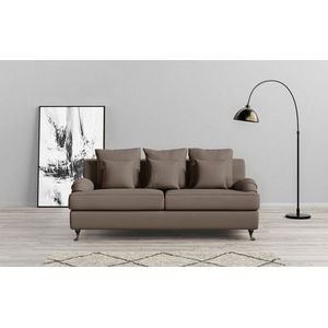 Driezitsbank - Taupe - Vintage/Venge - 210x105x92 cm