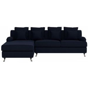 Guido Maria Kretschmer Home&Living Ecksofa »NORIN L-Form«, zwei Fußarten: vorne - Rollen, hinten - Holzfüße