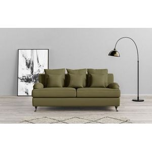 Driezitsbank - Olijf - Vintage/Venge - 210 cm Breedte