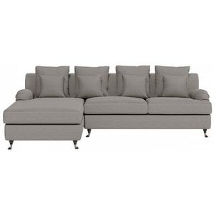 Guido Maria Kretschmer Home&Living Ecksofa »NORIN L-Form«, zwei Fußarten: vorne - Rollen, hinten - Holzfüße
