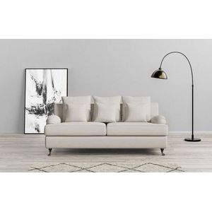 Driezitsbank - Crème - Vintage/Venge - 210x105x92 cm