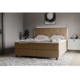 INOSIGN Boxspringbett "Alenika", mit LED - Beleuchtung, mit Taschen-Federkernmatratze