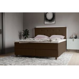 INOSIGN Boxspringbett »Alenika«, mit LED - Beleuchtung, mit Taschen-Federkernmatratze