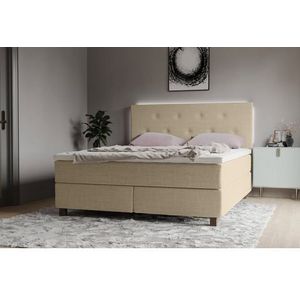 INOSIGN Boxspringbett »Alenika«, mit LED - Beleuchtung, mit Taschen-Federkernmatratze